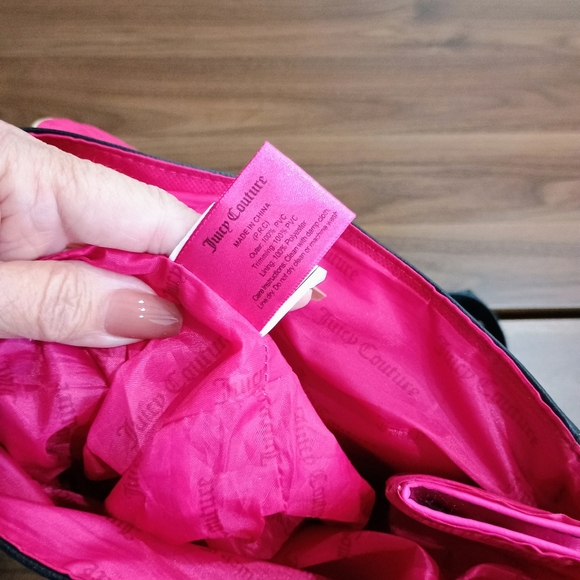 Juicy Couture Black and Pink Backpack - Picture 8 of 9